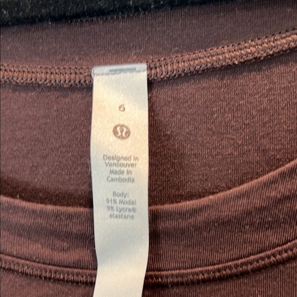 Lululemon Women's Brown Long Sleeve Top - Picture 2 of 7